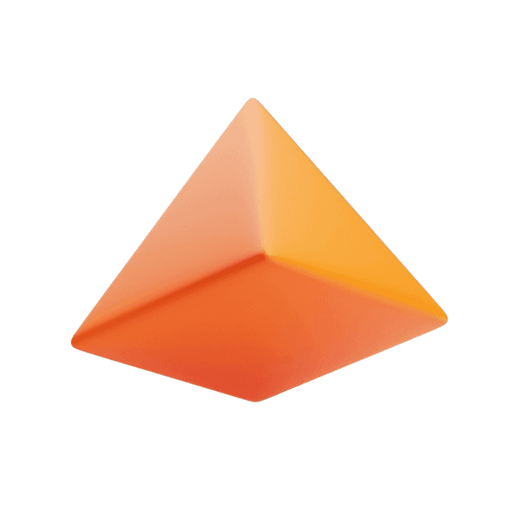 Orange pyramid