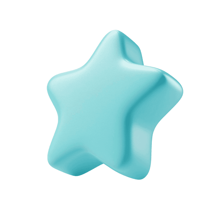 Turquoise star